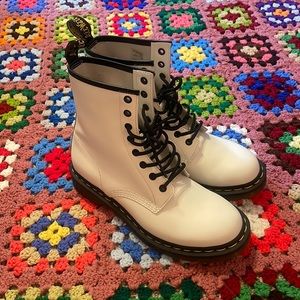 Authentic white Dr Martens